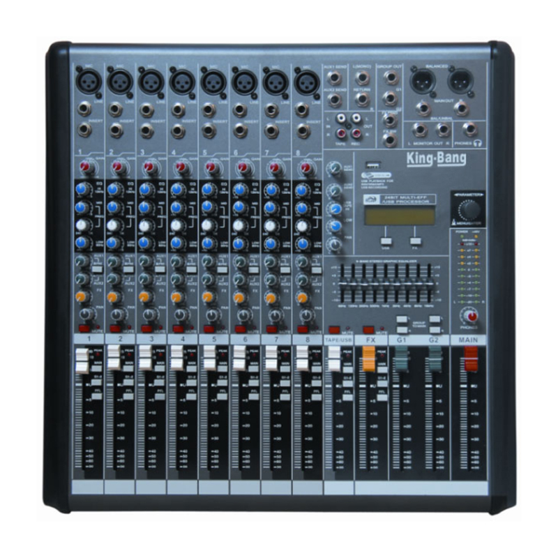 8路2編組調(diào)音臺   AT8RUD